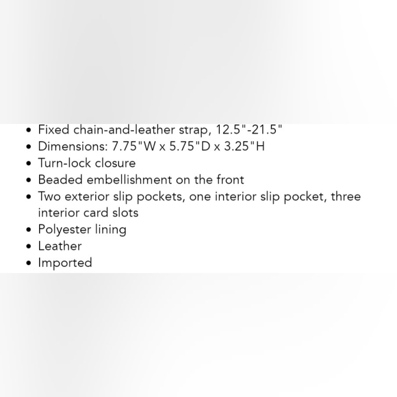 Michael Kors Rhinestone Greenwich Handbag And VS Handbag Charm - Picture 9 of 11